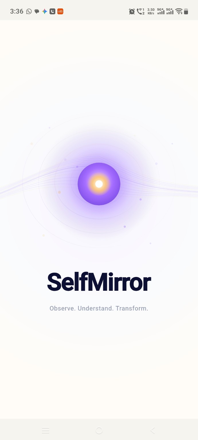 SelfMirror — Observe. Understand. Transform.